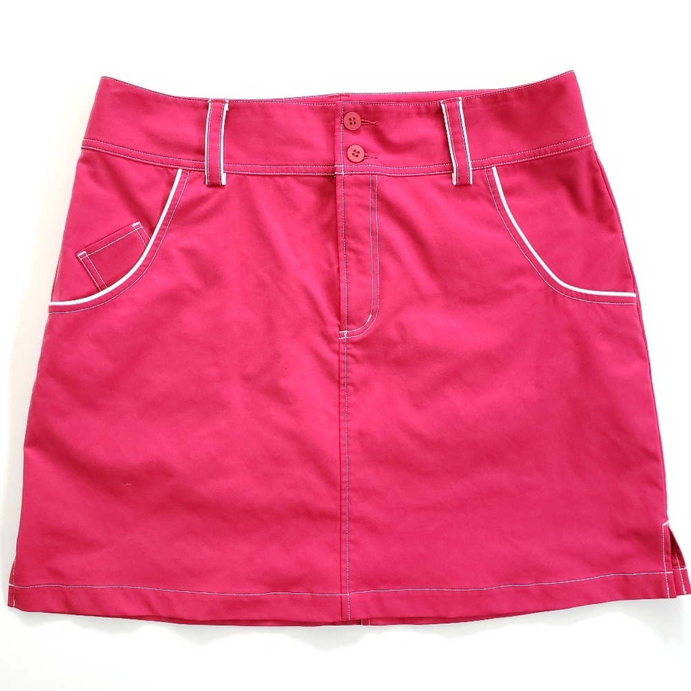 NWOT Adidas Golf Climacool Hot Pink Skirt Size 10